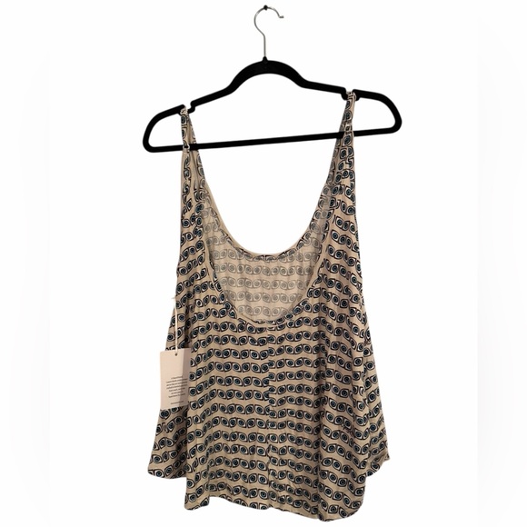 NWT Lauren Moshi Zena Deep Back All Over Evil Eye Tank Large - Picture 5 of 11